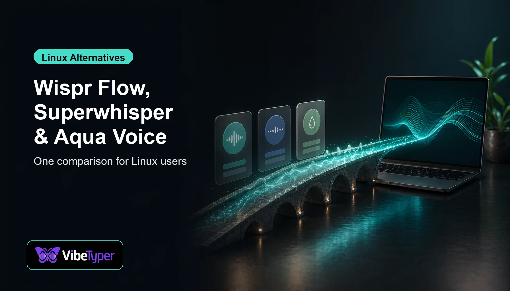 Wispr Flow Superwhisper and Aqua Voice Alternatives for Linux blog hero